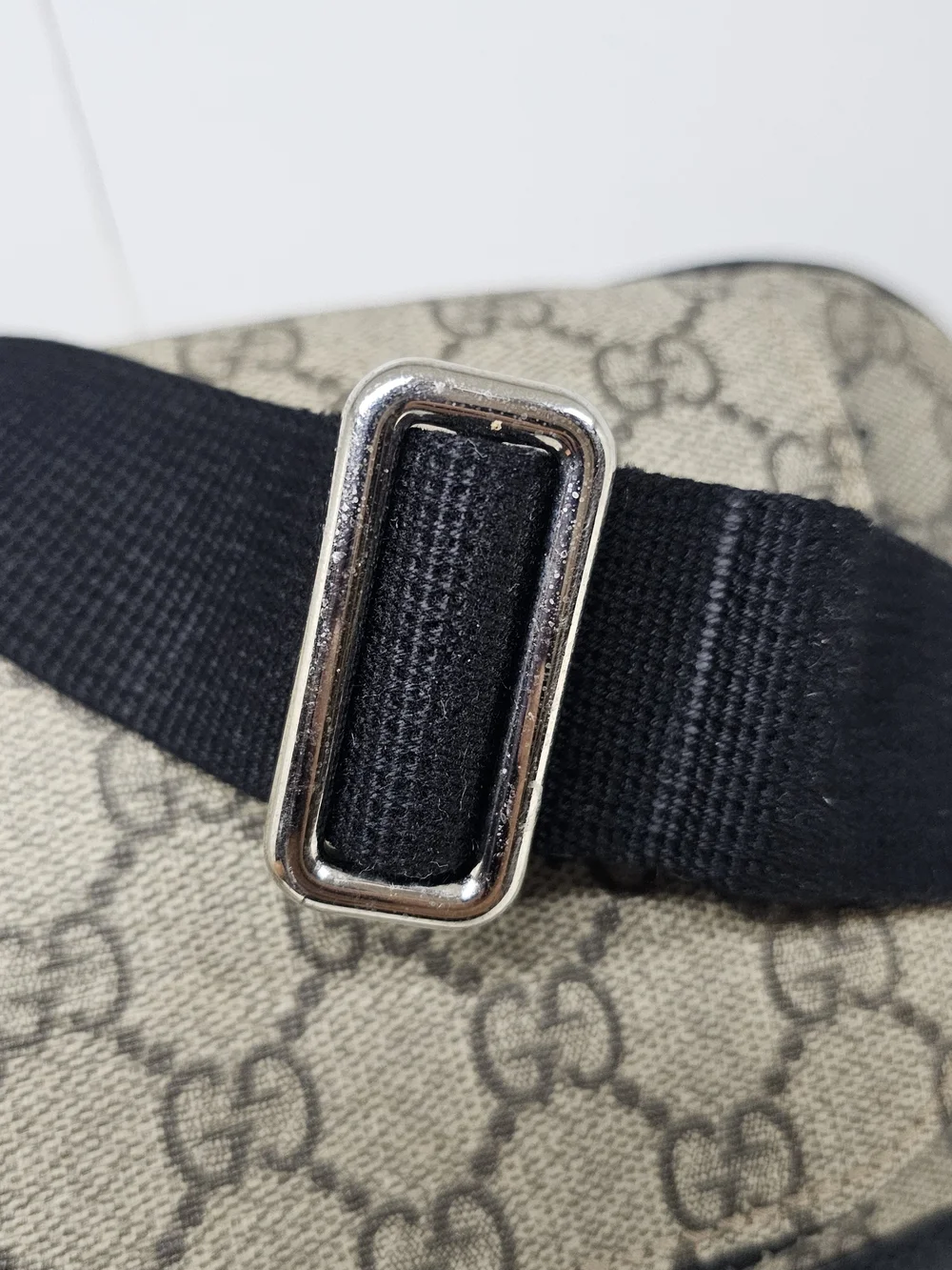 Gucci Beige Monogram Men's Waist Bag
